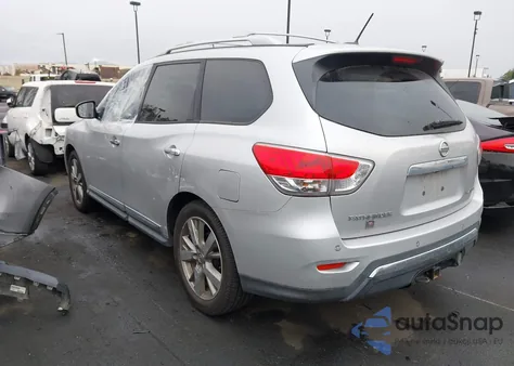2015 Nissan Pathfinder Platinum from USA, damaged, VIN 5N1AR2MN7FC659191
